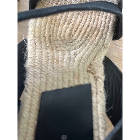 Rag & Bone Megan Black Suede Platform
Wedge Sandal Size 39 - Picture 10 of 11